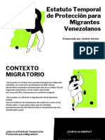 Estatuto Temporal de Protección para Migrantes Venezolanos