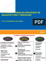 Unidad I Productividad en Procesos de Manufactura y de Servicios