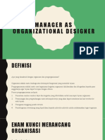 3 Manager As Organizational Designer