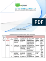 Rancangan Pelajaran Tahunan: Bahasa Melayu KSSM Tingkatan 1
