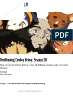 Overthinking Cowboy Bebop: Session 20 - Overthinking It