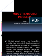 Kode Etik Advokat Indonesia