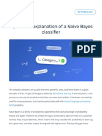 Naive Bayes Classifier - Basics