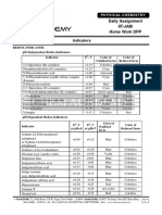 Chem Academy: Daily Assignment Iit-Jam Home Work DPP