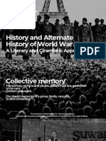 History and Alternate History of WW II - A Literary and Cinematic Approach