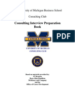 1998 Michigan Ross CC Consulting Interview Preparation Book