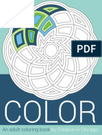 Adult Coloring Book Creative in Chicago PDF