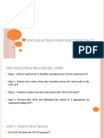 3.3.3 Test Selection Using Execution Trace