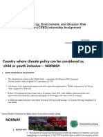 Climate Policy Inclusion of Children and Youth: Norway vs. Kazakhstan