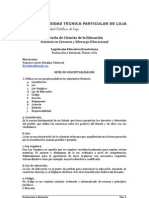 Legislación Educativa Ecuatoriana - Evaluación A Distancia