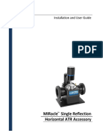 Miracle Single Reflection Horizontal Atr Accessory: Installation and User Guide