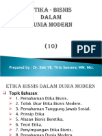 Etika Bisnis Dalam Dunia Modern