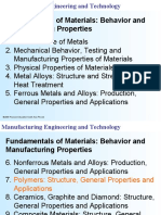 Fundamentals of Materials: Behavior and Manufacturing Properties