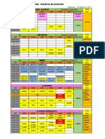 Jadwal Terapis Update 30 Maret 2021