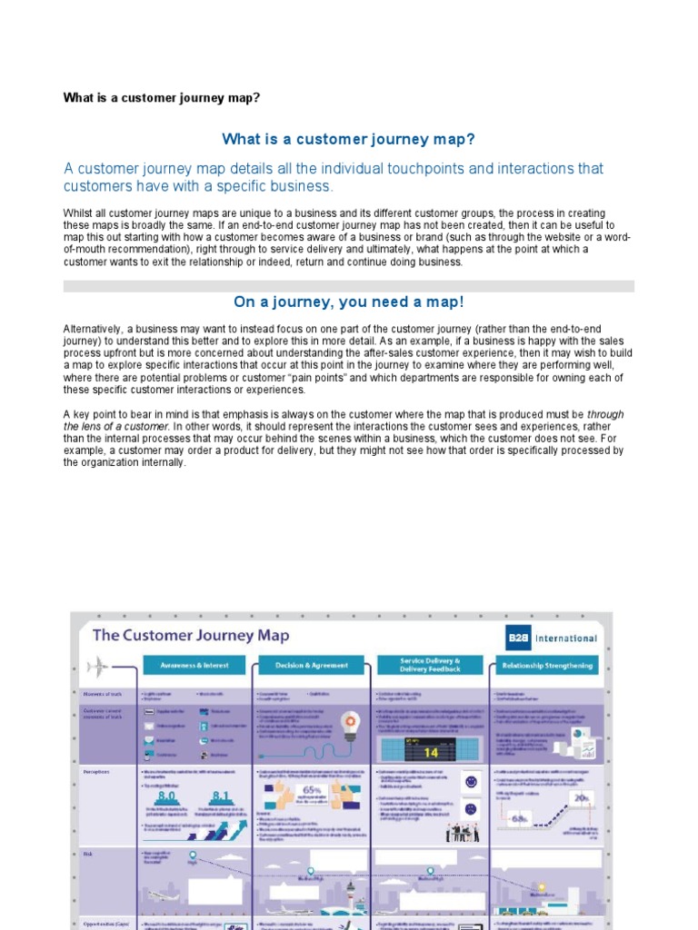 Understanding Customer Journey Mapping | PDF | Customer Experience ...