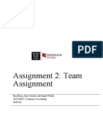 Assignment 2 - Team Assignment