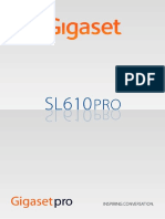 Manuale Gigaset SL610H PRO