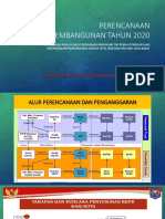 Perencanaan Pembangunan Tahun 2020