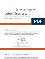 Tema 2.7 Propiedades de Los Determinantes - Montalvo Hernandez Enrique Alexis