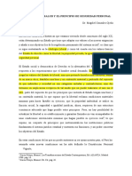 El Derecho A La Salud y El Principio de Seguridad Personal