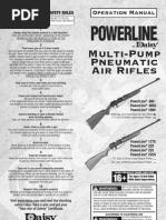 Daisy Powerline Air Rifle Operation Manual