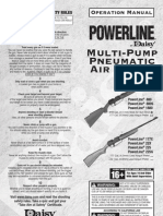 Daisy Powerline Air Rifle Operation Manual