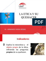La Etica Y Su Quehacer: Dr. Armando Mera Rodas