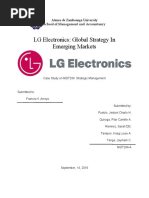 LG Electronics Global Strategy in (Repaired)