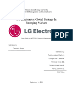 LG Electronics Global Strategy in (Repaired)