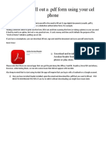 10-05-2020 - How To Fill Out A PDF Form Using Your Phone