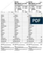 Fee Challan Form