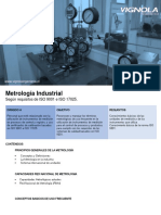 Metrología Industrial: Según Requisitos de ISO 9001 e ISO 17025