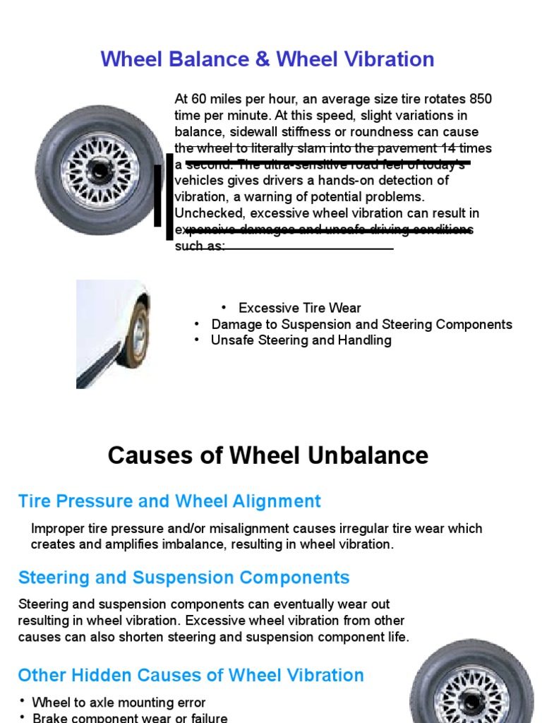 Causes of Wheel Vibration and Balance | PDF | Tire | Wheel