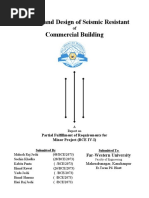 Analysis and Design of Seismic Resistant Commercial Building