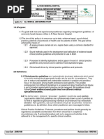 Clinical Practice Guidelines and Protocols