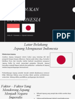 Pendudukan Jepang Di Indonesia - Kelas XI