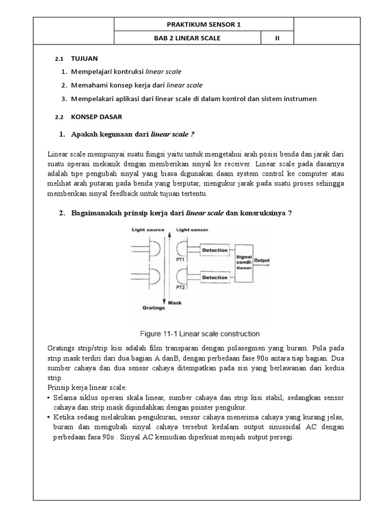 Prinsip Kerja dan Aplikasi Skala Linier | PDF | Metode & Bahan Ajar ...