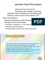 3.1mengidentifikasi Informasi Teks Laporan Percobaan