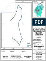 Map Showing The Fireline of Brgy. Small Banisilon, Kolambugan, Lanao Del Norte