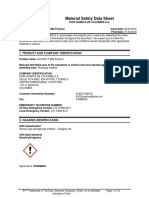 Material Safety Data Sheet: 1. Product and Company Identification