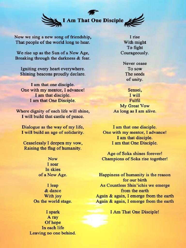 I Am That One Disciple | PDF