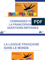 Quiz de La Francophonie 2016