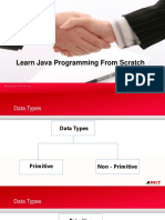 Learn Java Programming From Scratch - 1