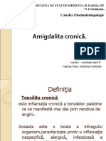 Amigdalita Cronic