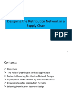 Designing The Distribution Network in A Supply Chain