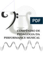 LIVRO Compêndio de Pedagogia Da Performance Musical
