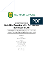 Satellite Booster With Sat Phone: Business Plan
