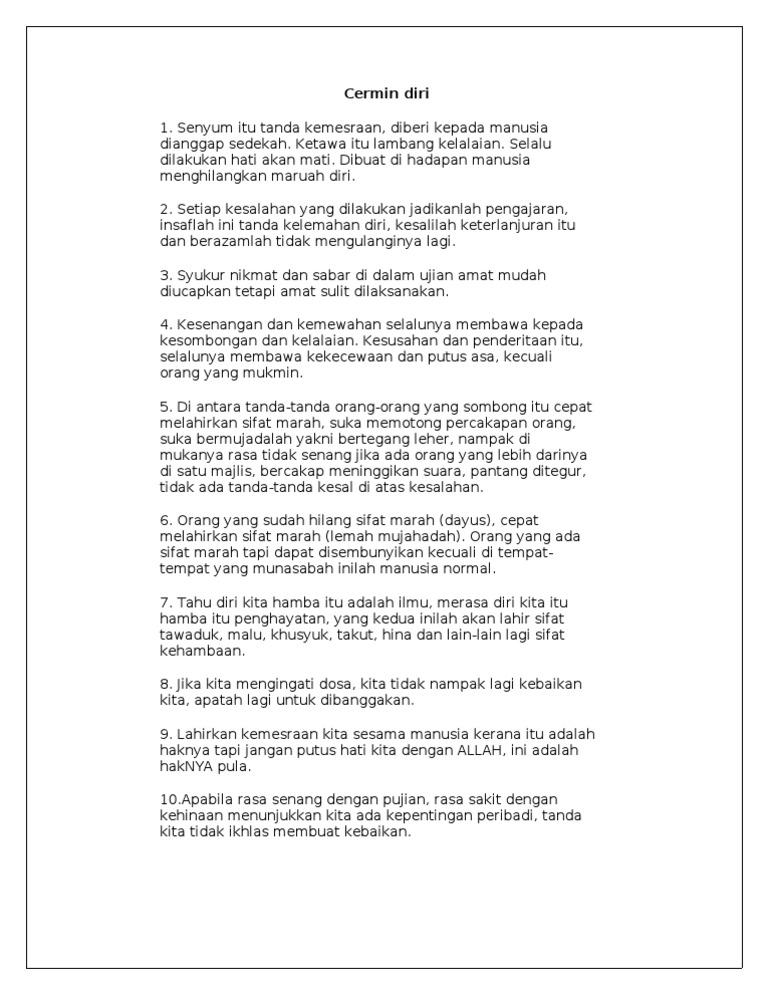 Cermin Diri Pdf