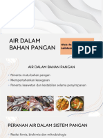 Air Dalam Bahan Pangan