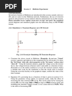 Ids and Net Names in The Multisim Network. Furthermore, The Use of Transient